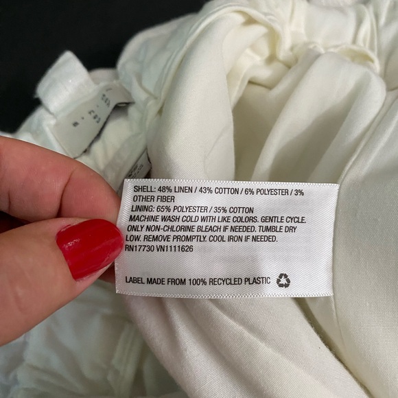 A New Day Paperbag Belted High Rise Linen Shorts Women’s Size XS pleated - Picture 14 of 14